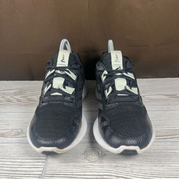 Adidas Womens Running Shoes Parley Black Mesh Trail Runners Athletic Womens 6.5 - Picture 2 of 9